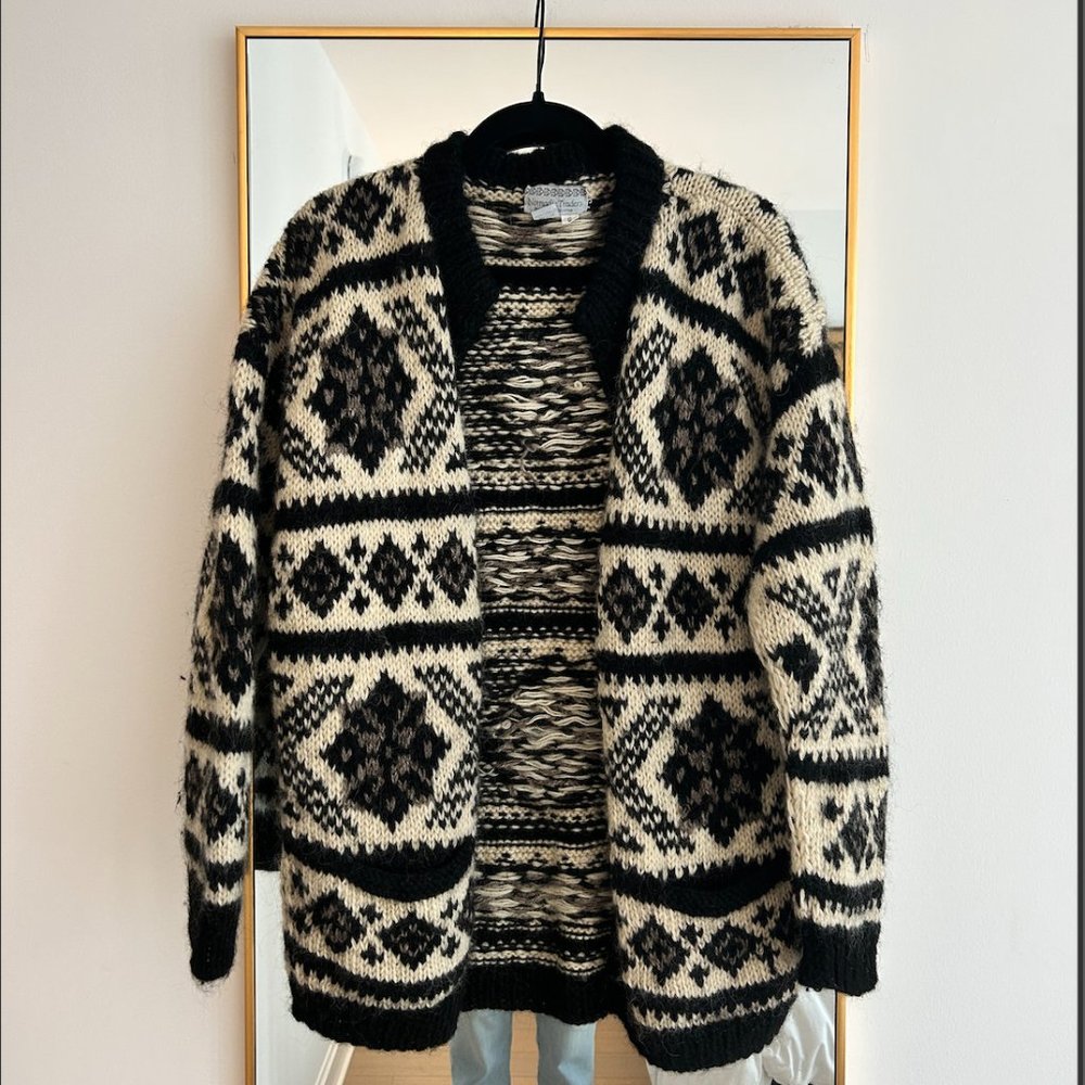Handmade Wool Winter Cardigan